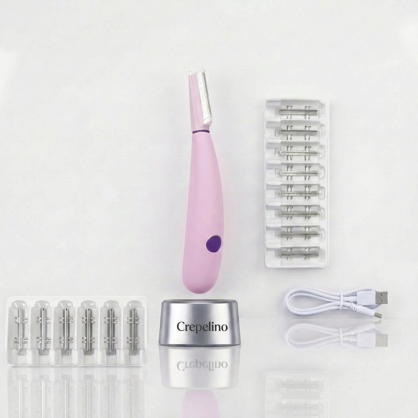 Professional Skin Transformation Tool, 2-in-1: Removes Peach-Fuzz & Exfoliates for Instant Spa-Smooth Skin