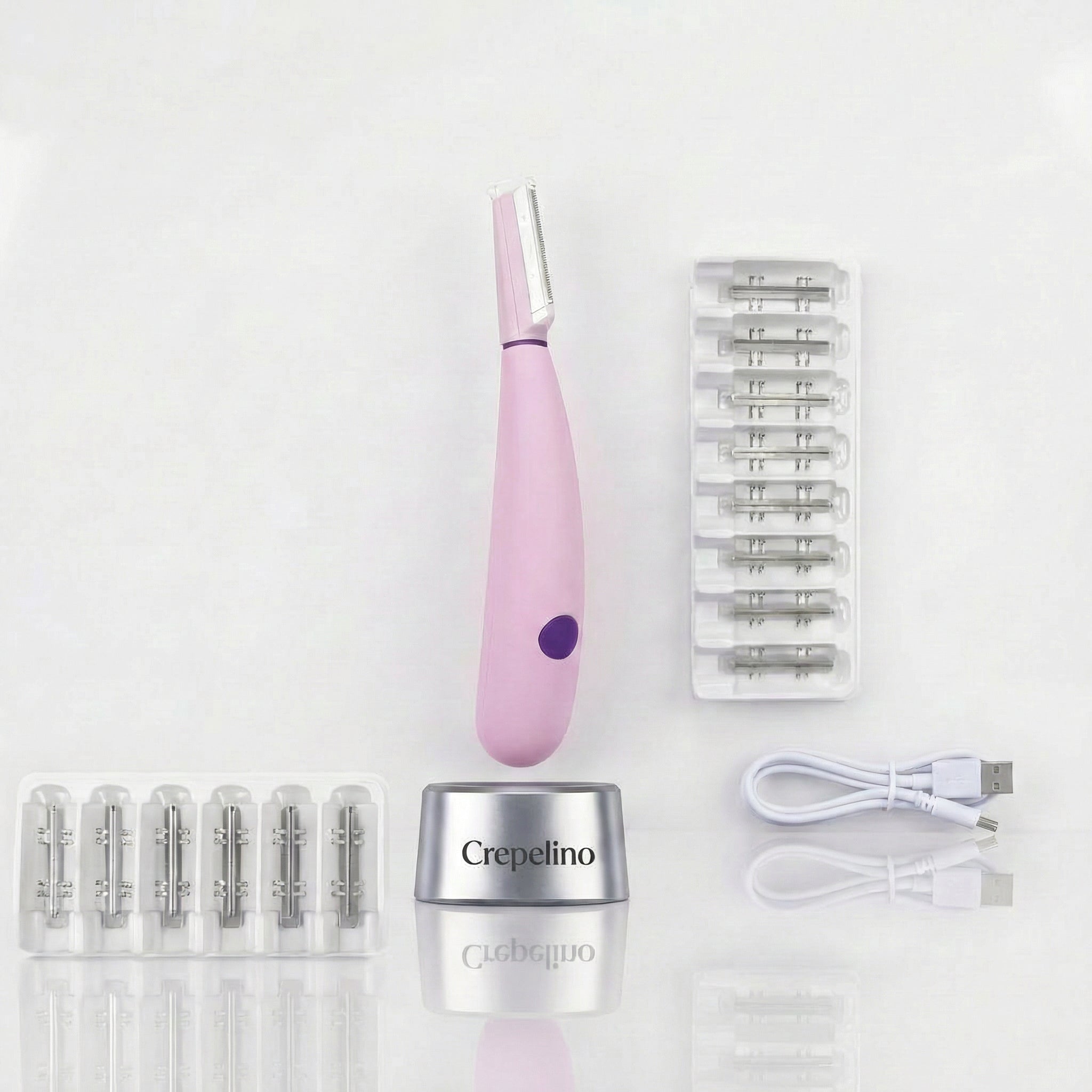 Professional Skin Transformation Tool, 2-in-1: Removes Peach-Fuzz & Exfoliates for Instant Spa-Smooth Skin