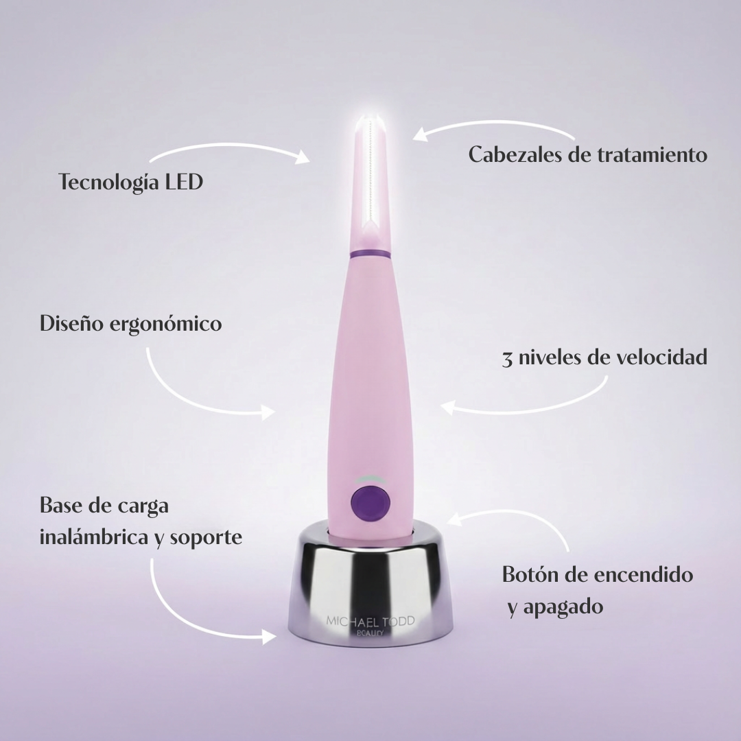 Professional Skin Transformation Tool, 2-in-1: Removes Peach-Fuzz & Exfoliates for Instant Spa-Smooth Skin