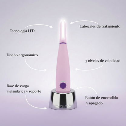 Professional Skin Transformation Tool, 2-in-1: Removes Peach-Fuzz & Exfoliates for Instant Spa-Smooth Skin